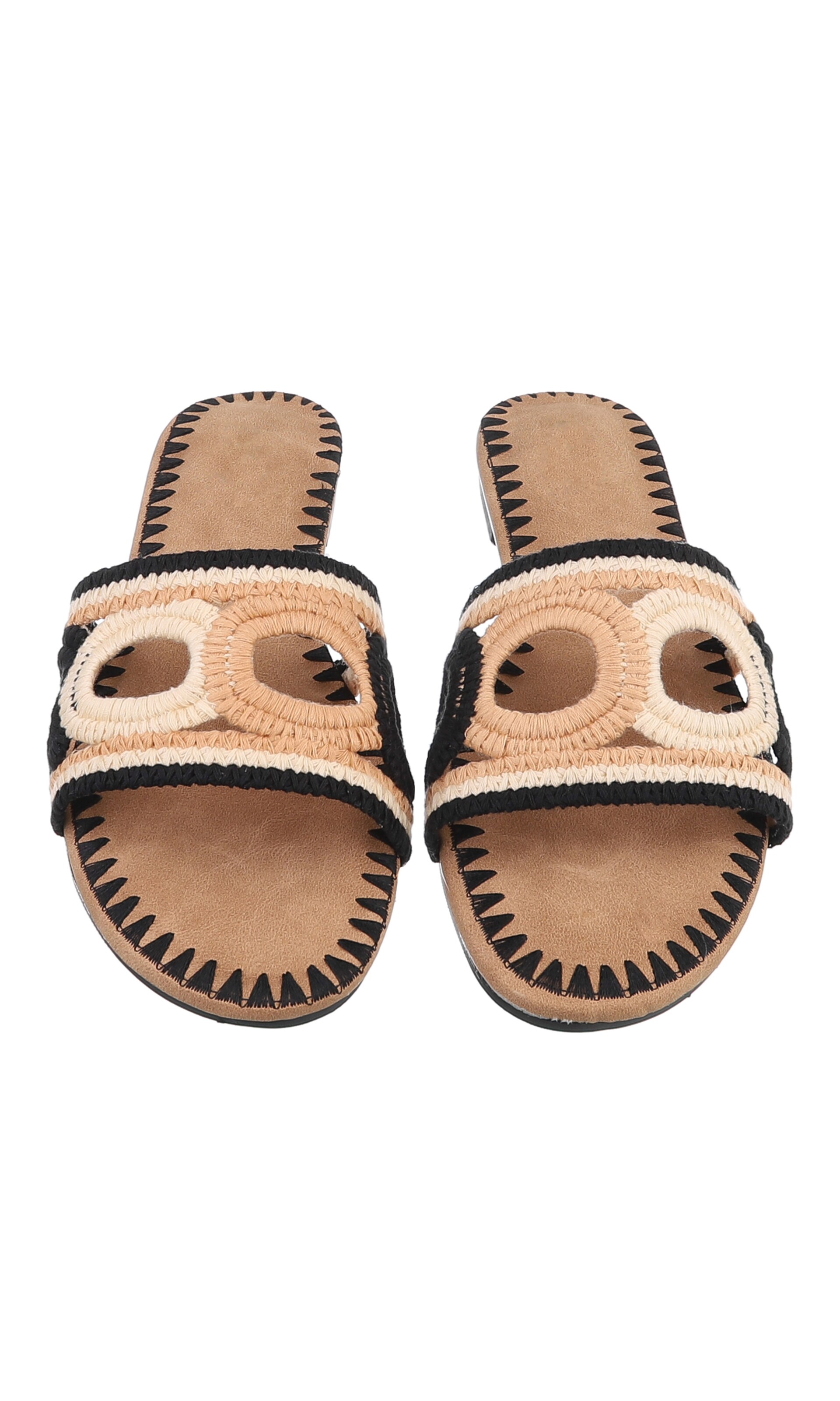 Ital-Design Pantolette in Schwarz