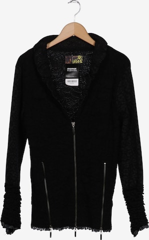Eva & Claudi Strickjacke L in Schwarz: Vorderseite