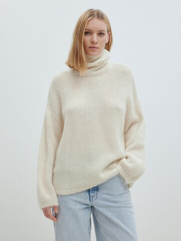 EDITED Pullover 'Swantje' in Beige: Vorderseite