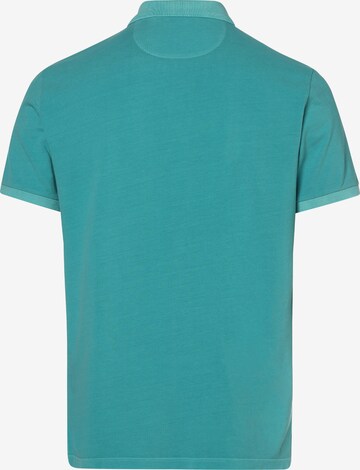 T-Shirt 'Sunbleached Pique SS Rugger' GANT en bleu