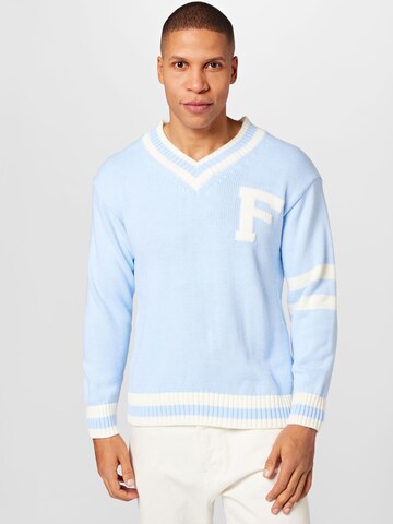 Family First Sweater in Blue: front