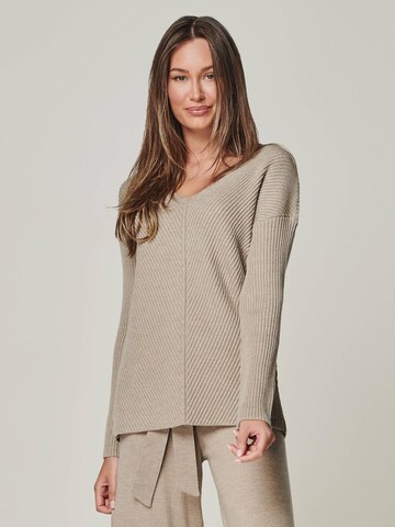Tenue d'intérieur 'LOUNGEWEAR SET  - Pullover Blossom & Pants Bailey' YOU LOOK PERFECT en gris