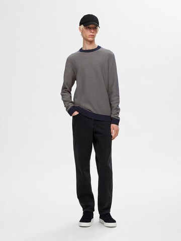 SELECTED HOMME Pullover in Blau