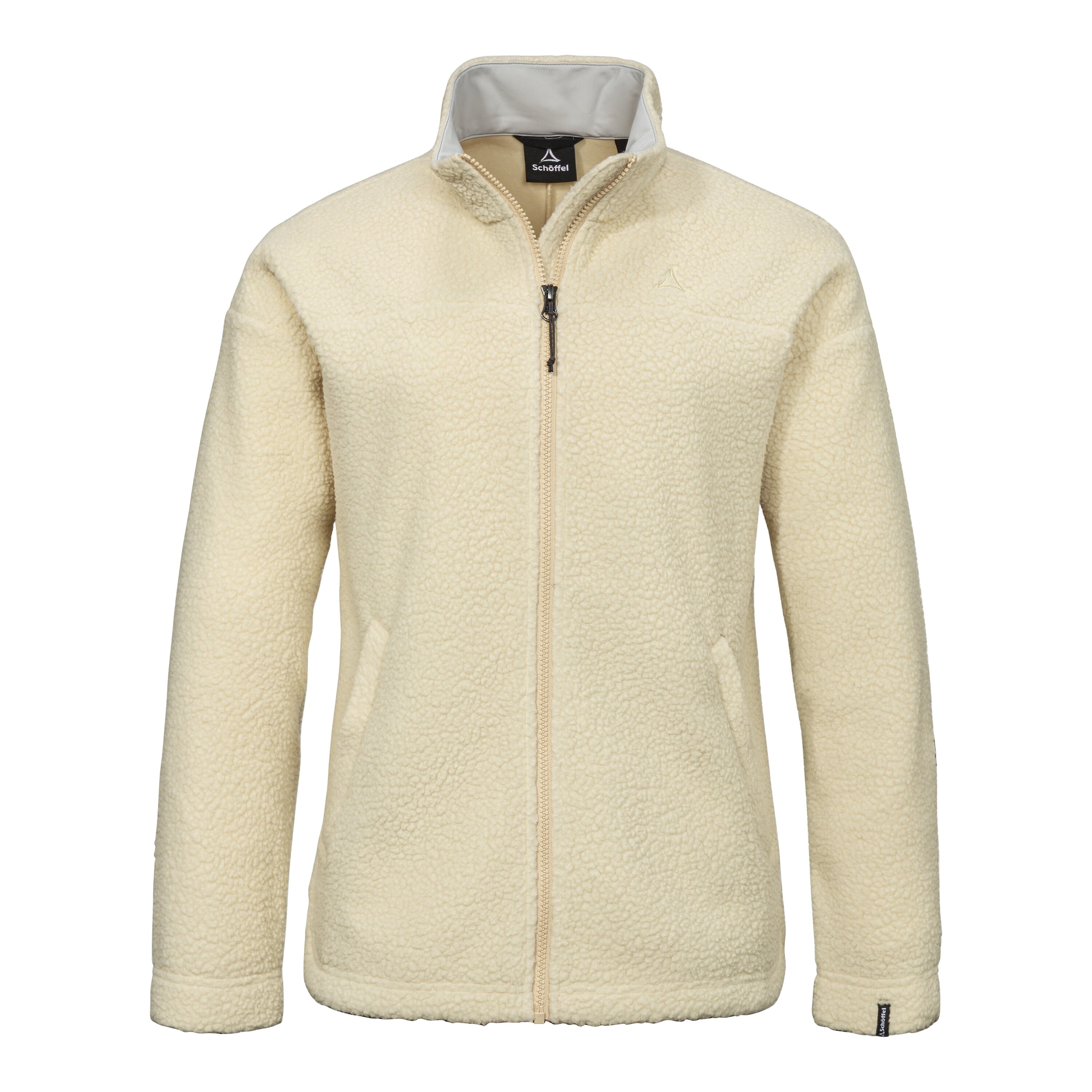 Schöffel Funktionsfleecejacke in Beige: Vorderseite