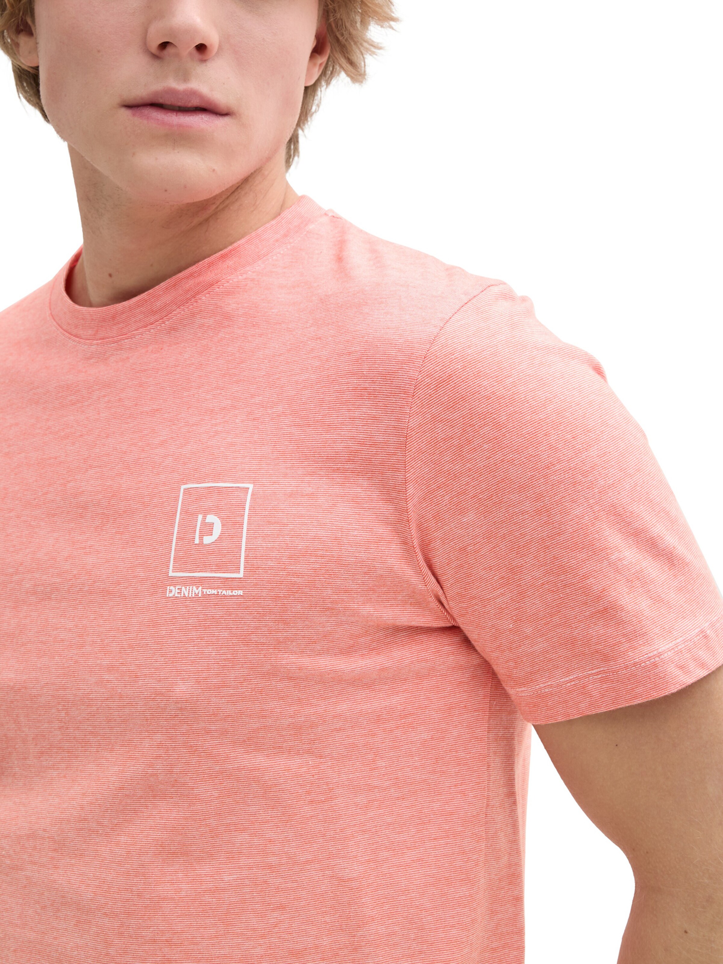 TOM TAILOR DENIM Тениска в оранжево