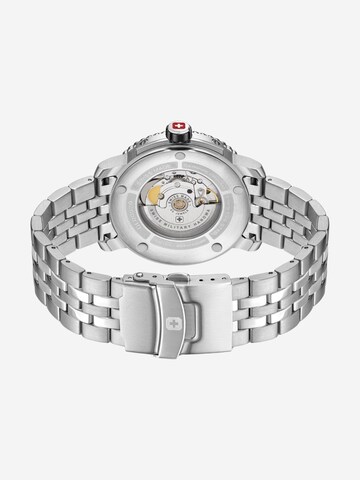 SWISS MILITARY HANOWA Analoog horloge 'Maitre Plongeur' in Zilver