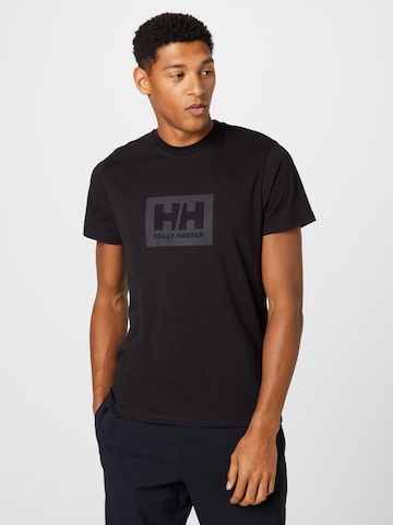 HELLY HANSEN Μπλουζάκι σε μαύρο: μπροστά