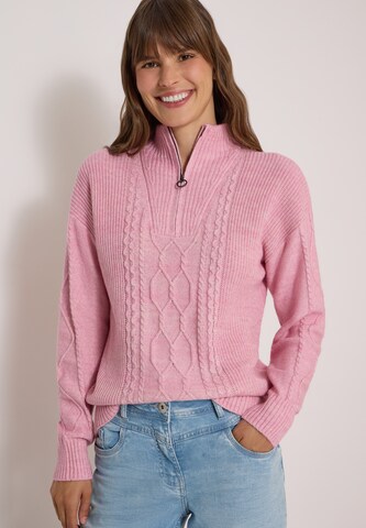 CECIL Sweater in Pink: front