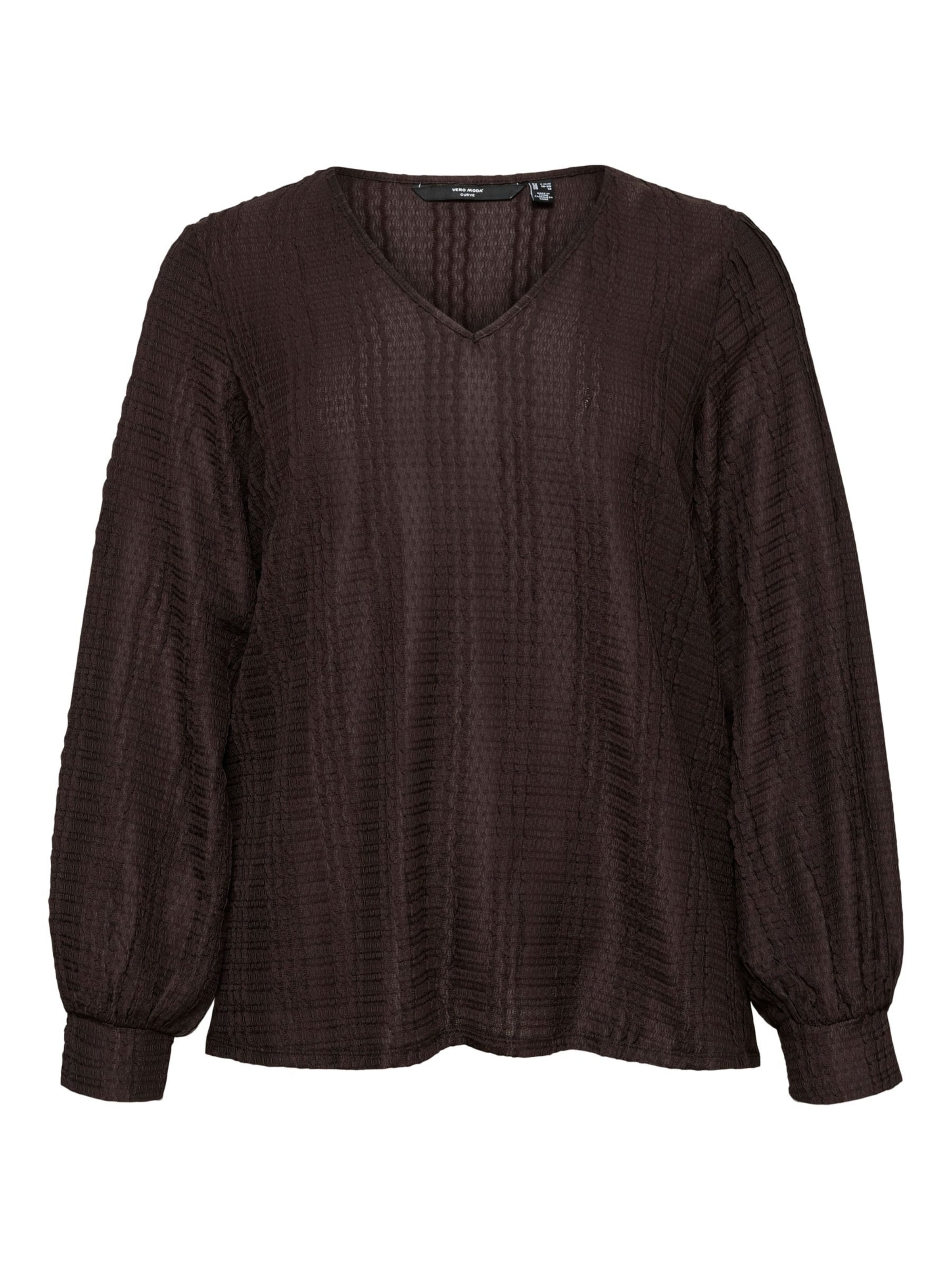 Vero Moda Curve Blouse in Brown: front