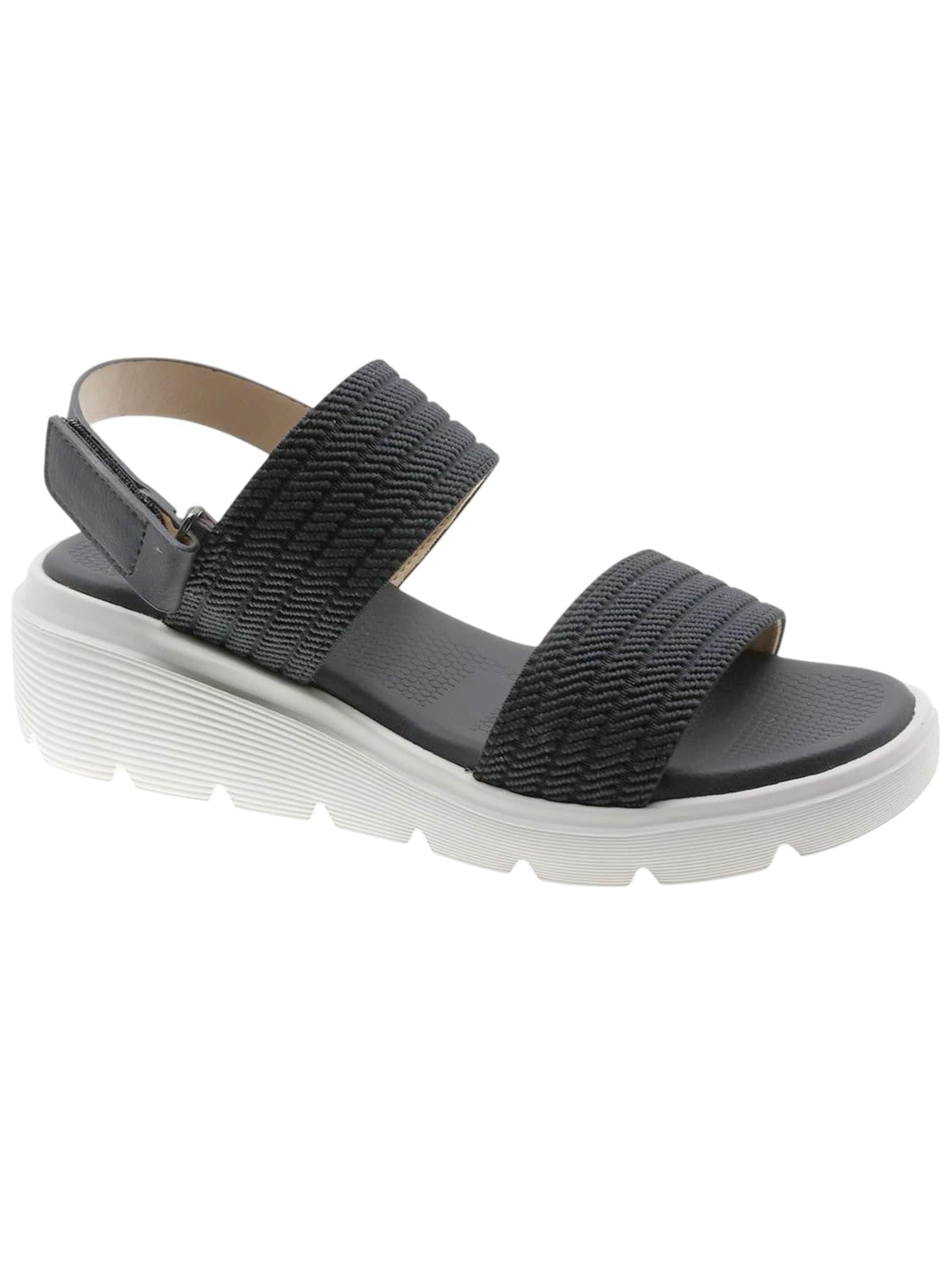 Beppi Sandaal 'Casual Sandal' in Zwart: voorkant