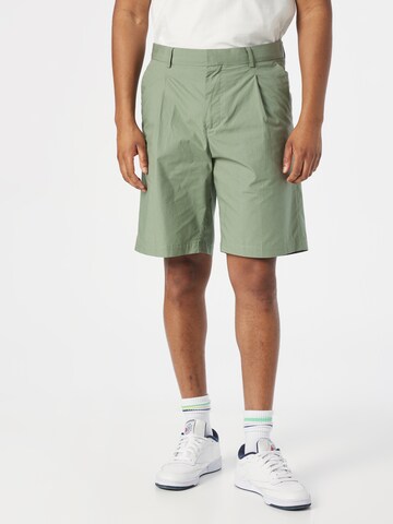 regular Pantaloni con pieghe di SCOTCH & SODA in verde: frontale