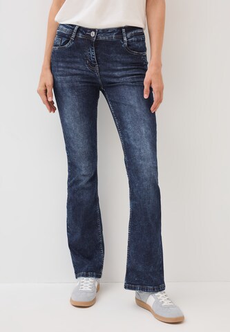 CECIL Boot cut Jeans in Blue: front