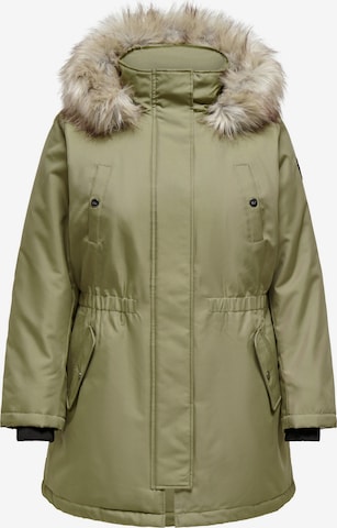 ONLY Carmakoma Winter Parka 'Irena' in Green: front