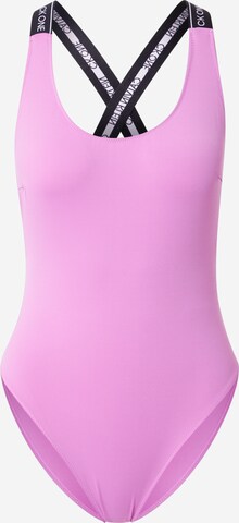 Calvin Klein Swimwear Regular Swimsuit in Purple: front