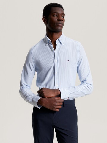 Coupe regular Chemise '1985 Collection' TOMMY HILFIGER en bleu : devant