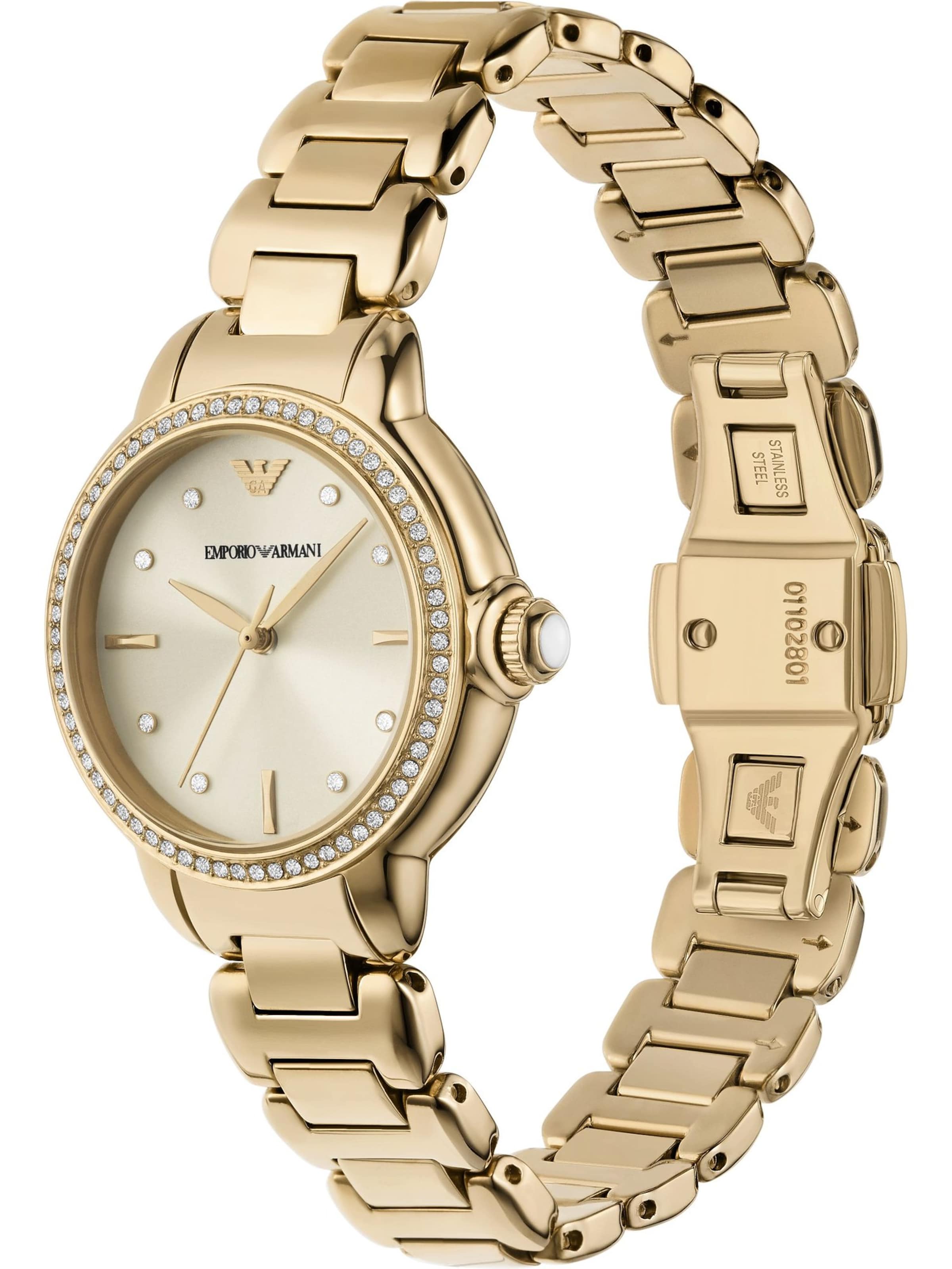 Emporio Armani Analog klocka i guld