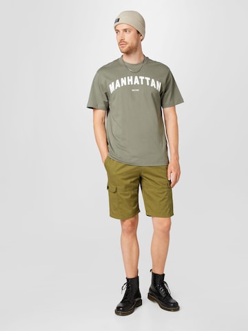 TOM TAILOR Regular Cargo Pants in Green