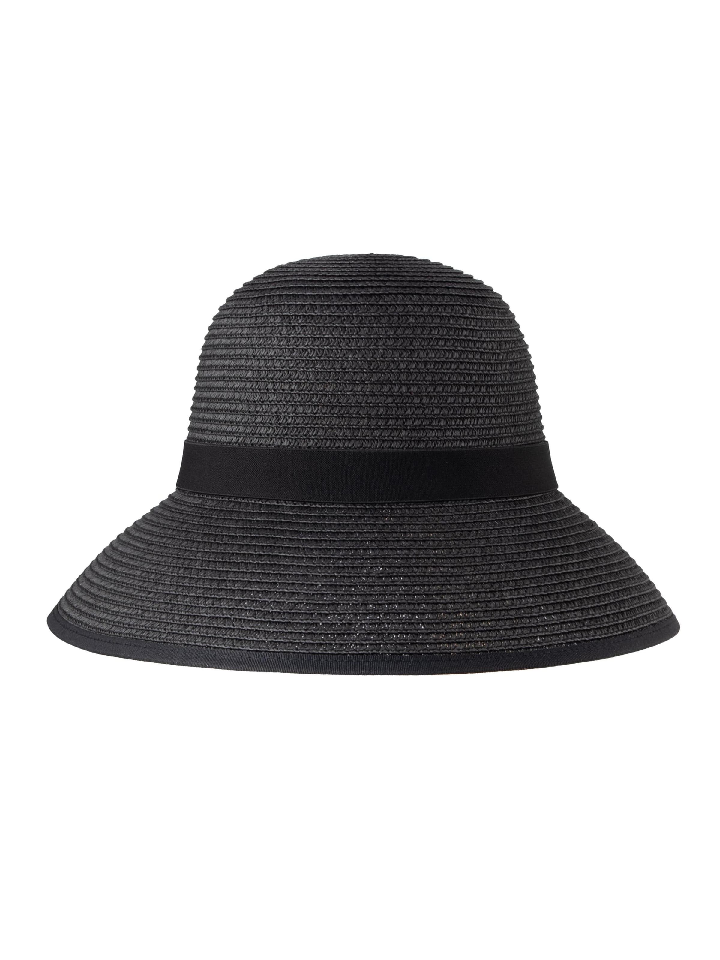 Janice Hat in Black: front