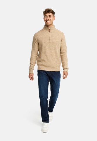 INDICODE JEANS Trui 'INPeace' in Beige