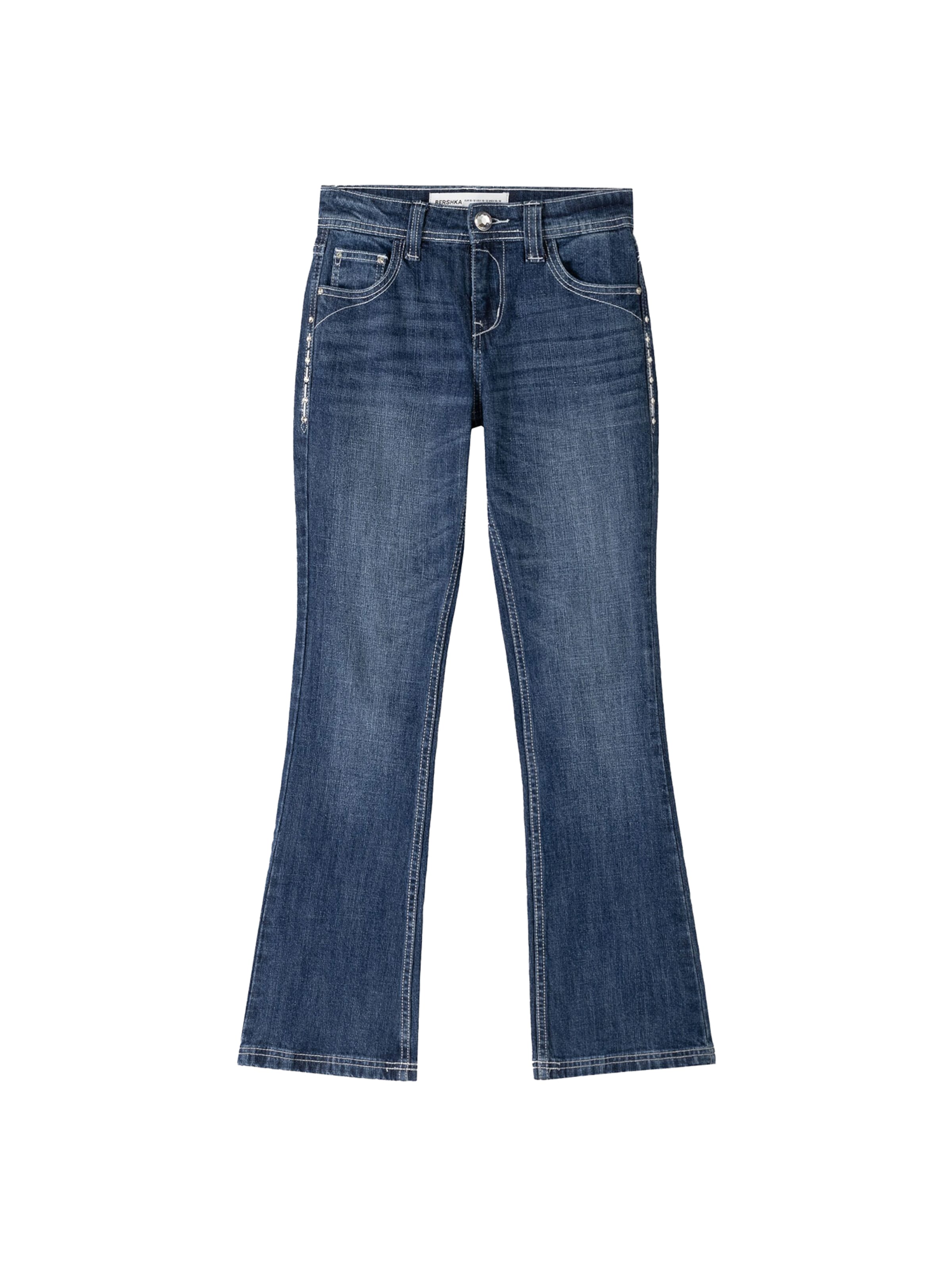 regular Jeans di Bershka in blu: frontale