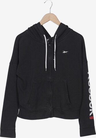 Reebok Kapuzenpullover 4XL in Schwarz: Vorderseite