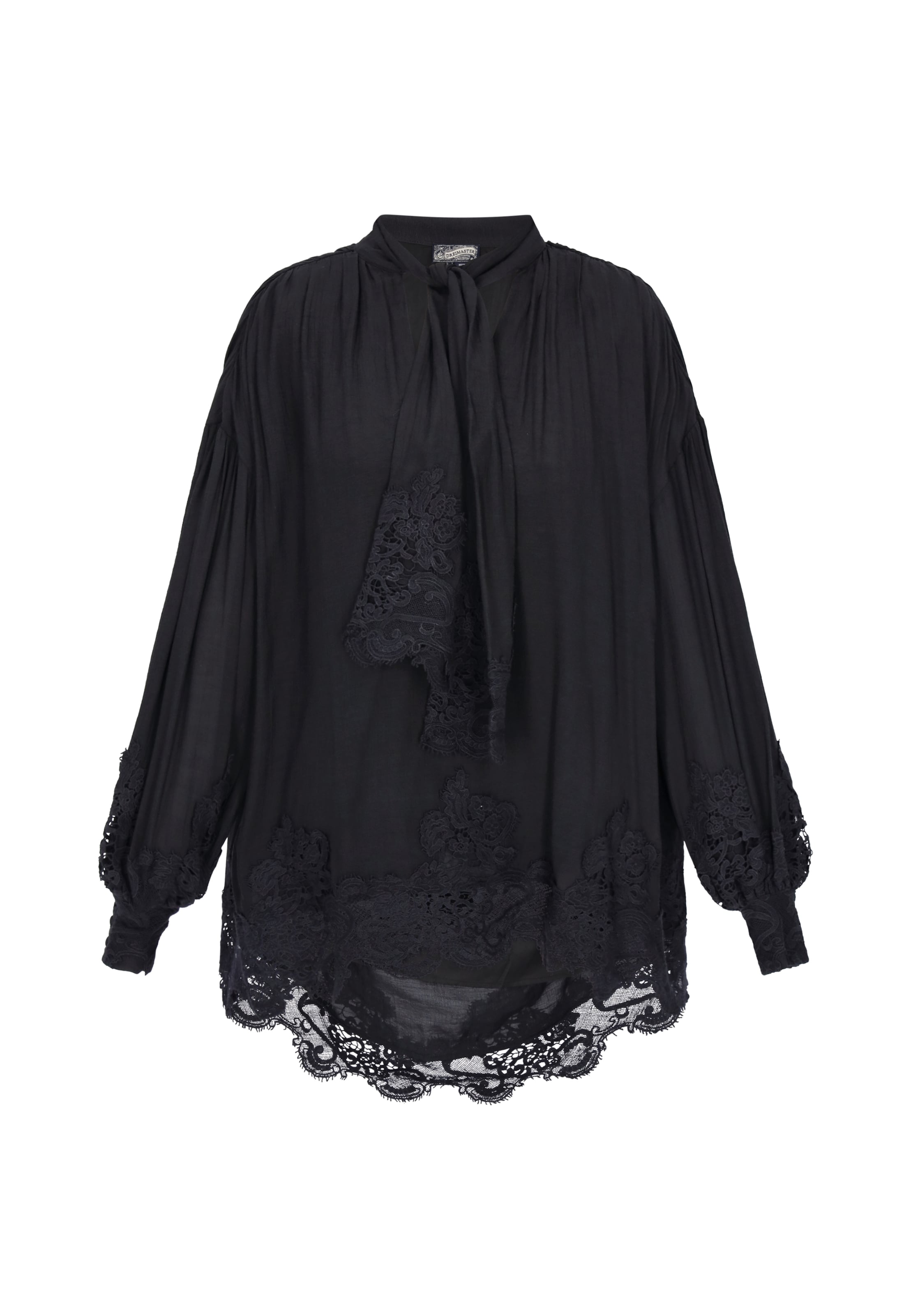 DreiMaster Vintage Tuniek in Zwart: voorkant