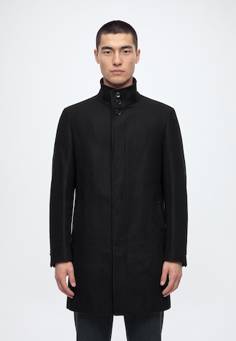 HECHTER PARIS Between-seasons coat in Black: front