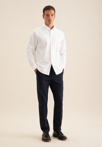 SEIDENSTICKER Regular fit Overhemd 'Smart Casual' in Wit