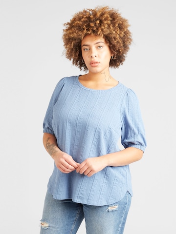 EVOKED Shirt 'LIBRE' in Blue: front