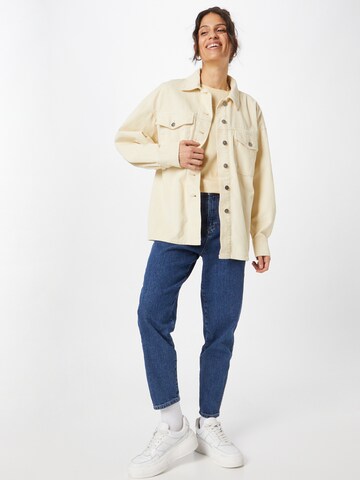 Gina Tricot Bluse i beige