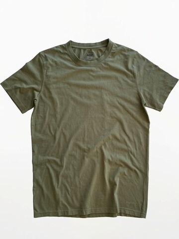 A Question Of (AQO) Shirt 'Anders Tee Garment Dyed' in Green