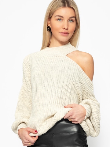 SASSYCLASSY Oversizepullover in Beige