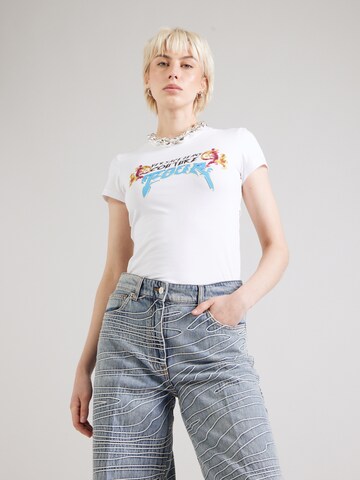 balta Versace Jeans Couture Marškinėliai: priekis