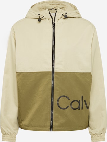 Calvin Klein Jeans Between-Season Jacket in Green: front