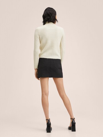 MANGO Sweater 'Canoli' in Beige