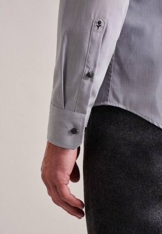 SEIDENSTICKER Regular fit Business Shirt in Grey