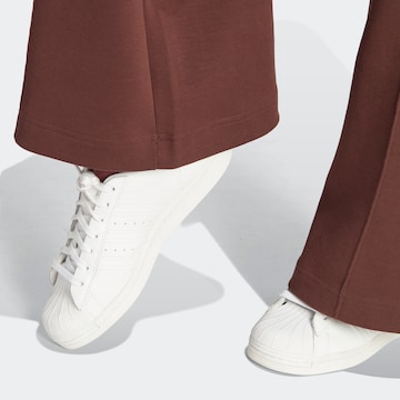 Wide Leg Pantalon 'Premium Essentials' ADIDAS ORIGINALS en marron
