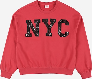 s.Oliver Sweatshirt in Red: front