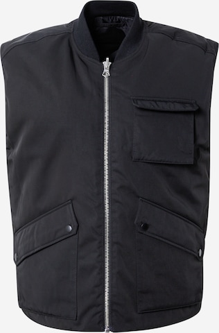 Gilet di WEEKDAY in nero: frontale