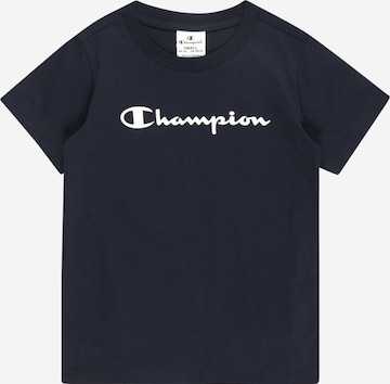 Maglietta di Champion in blu: frontale