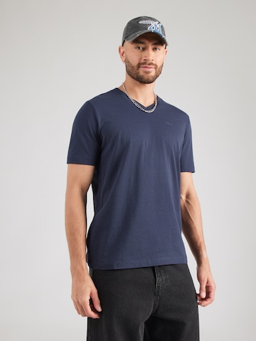 s.Oliver T-shirt i blå: framsida