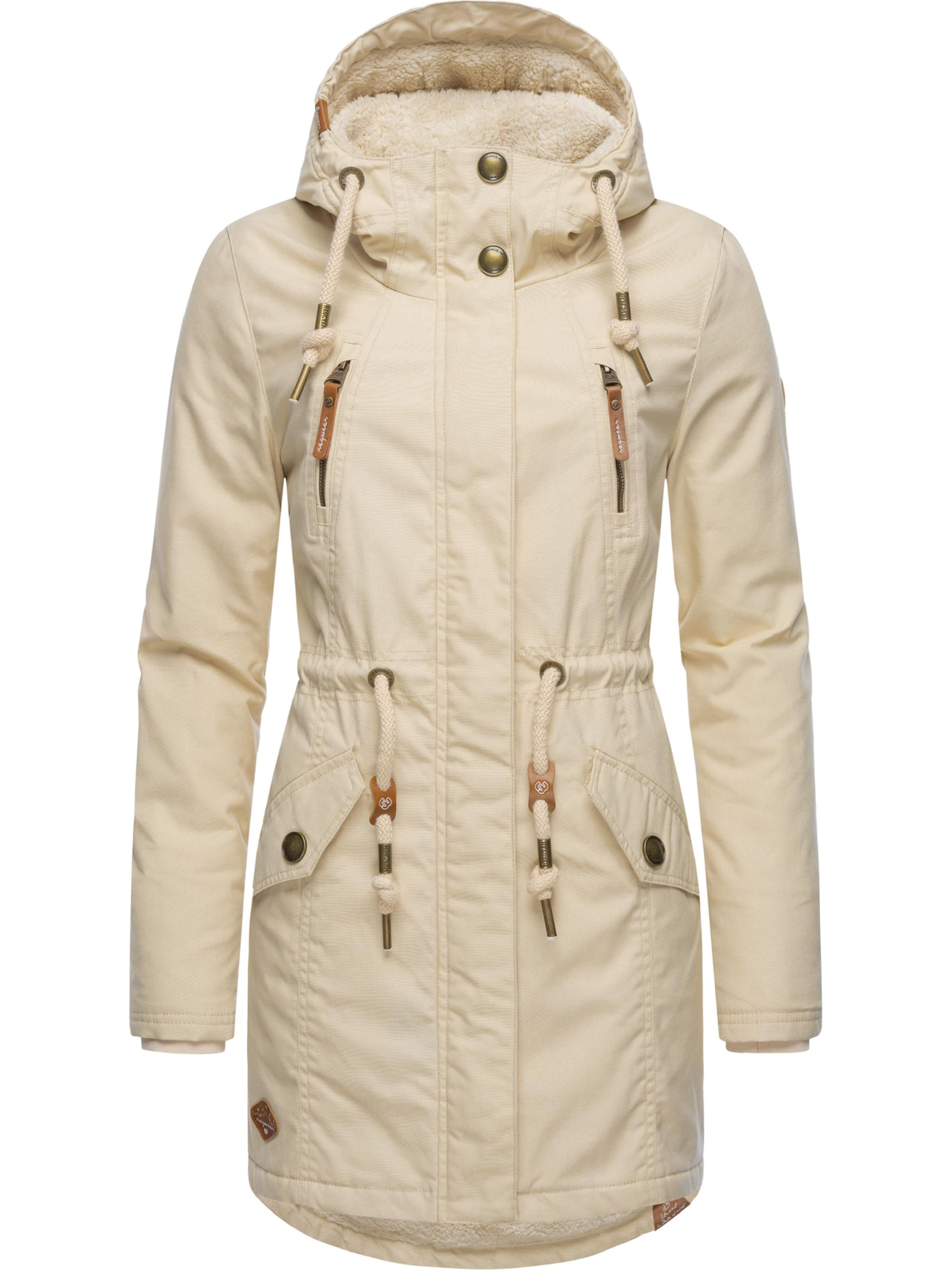Ragwear - Parka de inverno 'Elsie' em bege