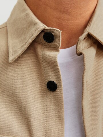 JACK & JONES Regular Fit Hemd 'JJCroy' in Braun