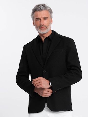Coupe regular Veste de costume Ombre en noir