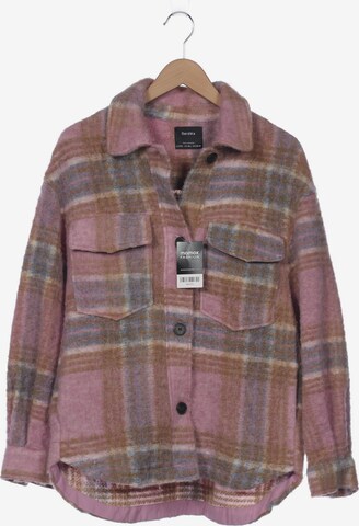 Bershka Jacket & Coat in M in Pink: front