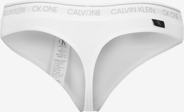 Regular String Calvin Klein Underwear en blanc