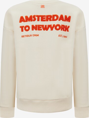 Retour Jeans Sweatshirt 'Matz' in Beige