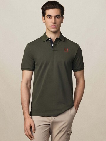 Maglietta 'Heritage' di Hackett London in verde: frontale