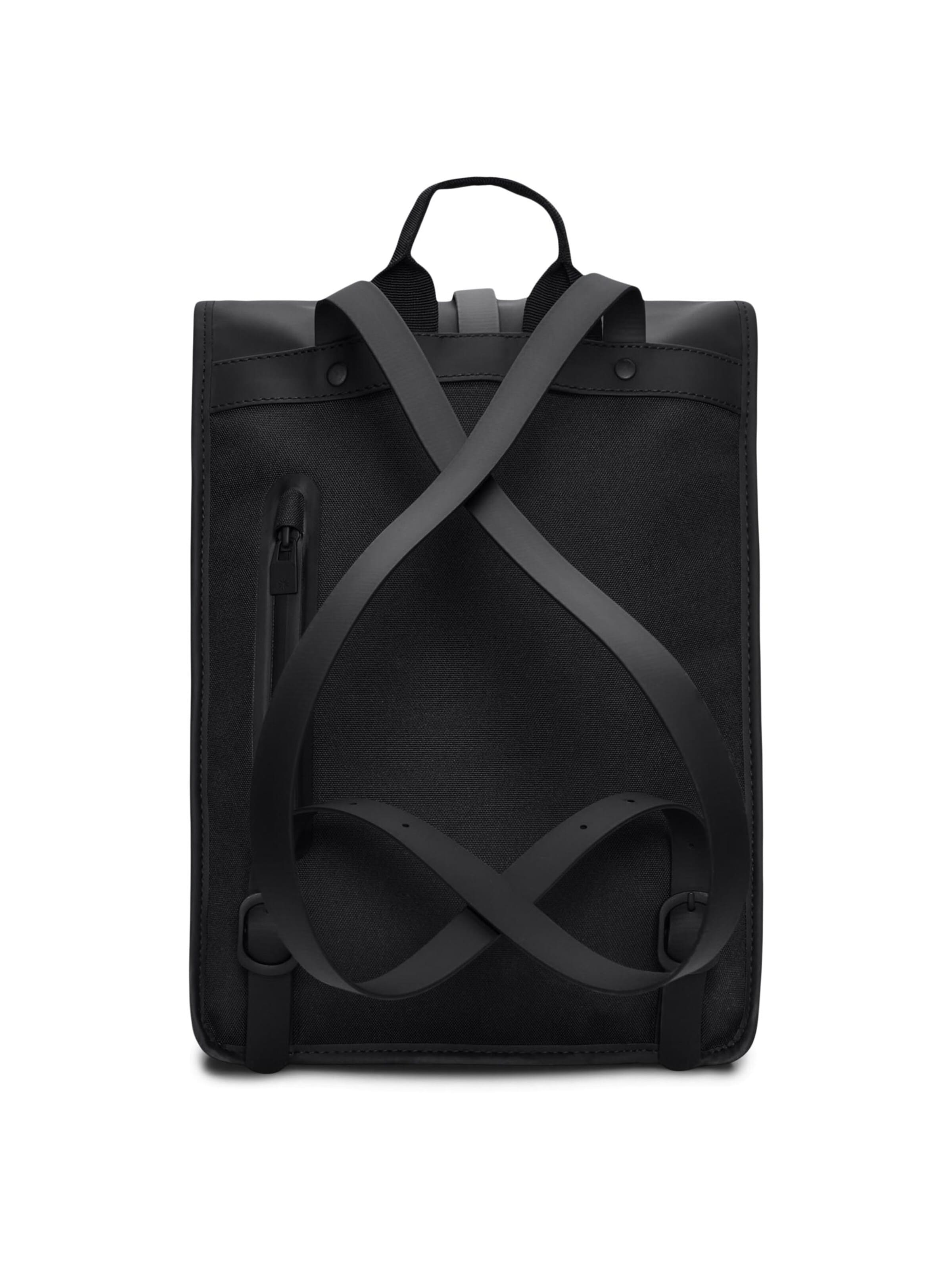 RAINS Rucksack 'Rolltop'‌‌‌‌‌ in Schwarz