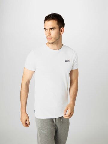 Coupe regular T-Shirt Superdry en blanc : devant